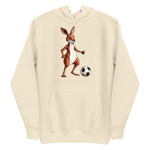 Fussball Kaengurus Frauen Kapuzenpulli Bone
