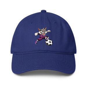 Fussballer Katzen Baseball Cap Royal