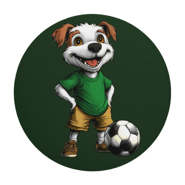 Hund Fussball Mausmatte