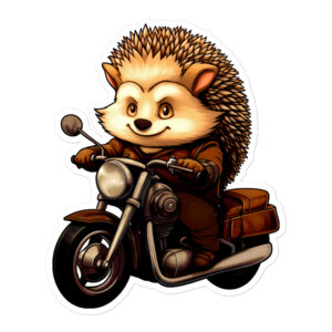 Igel Motorrad Aufkleber