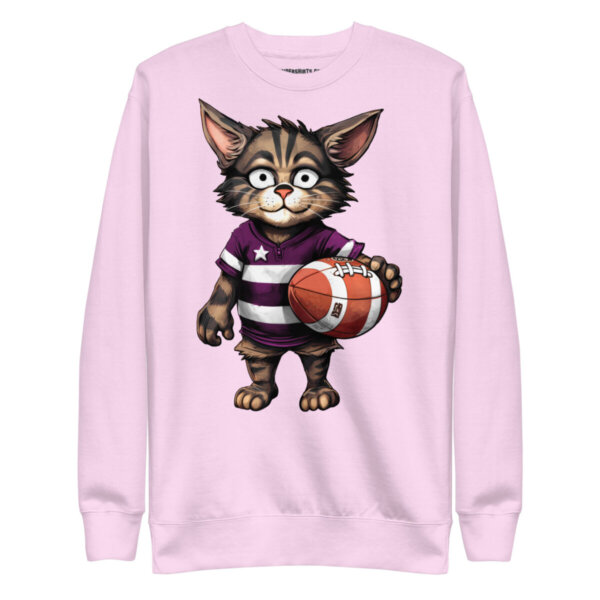 Katze Rugby Frauen Pullover Lavendel