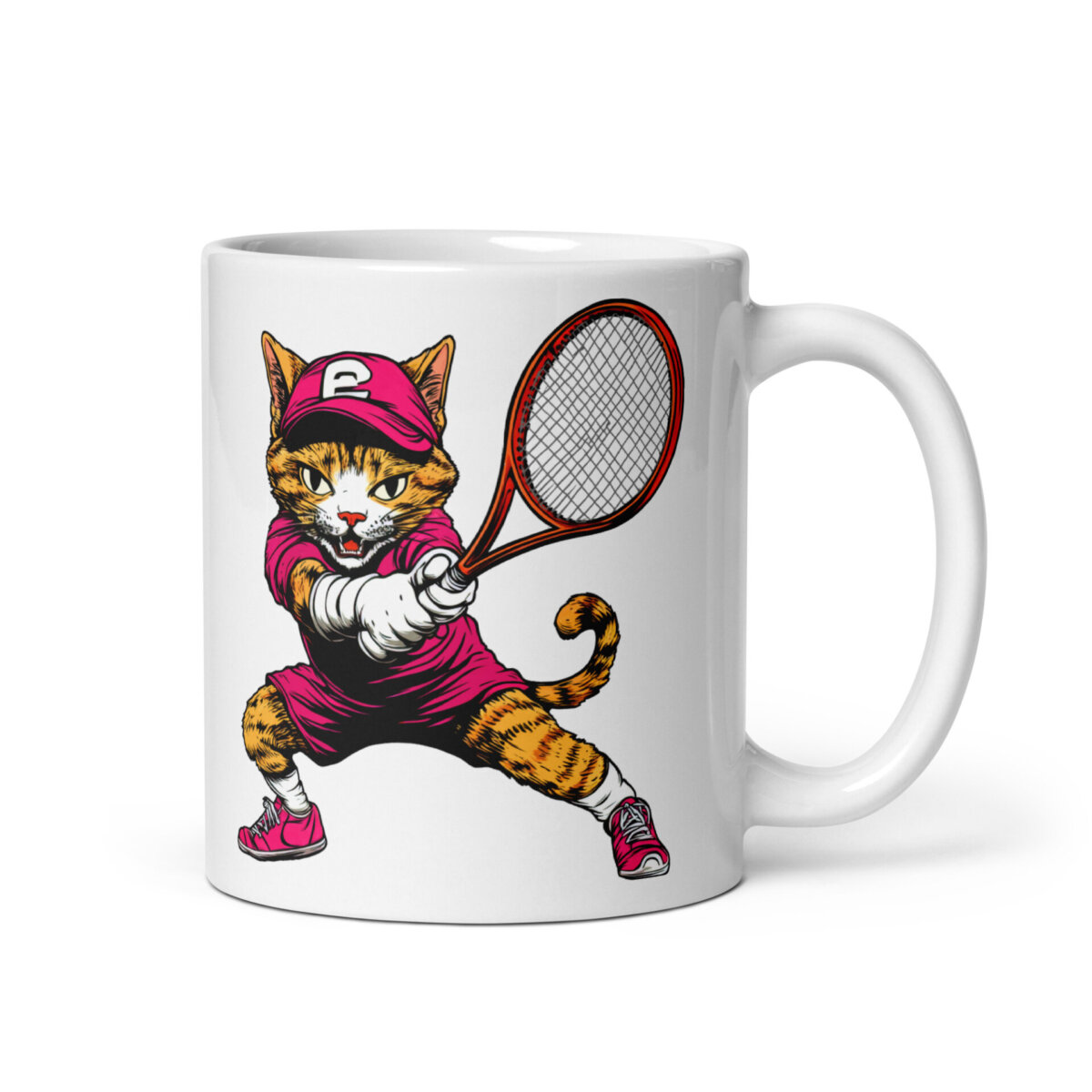 Katzen Tennis Tasse