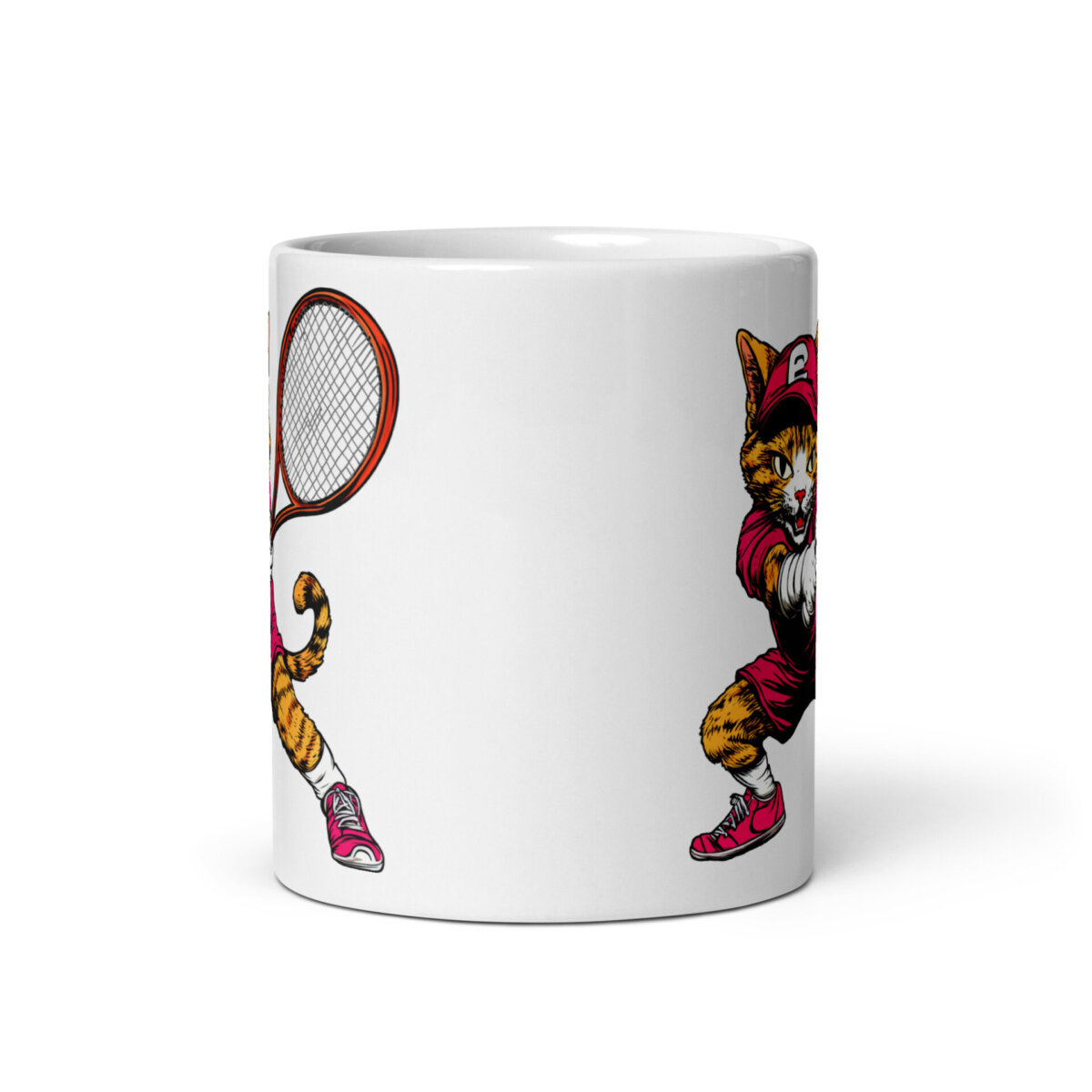 Katzen Tennis Tasse