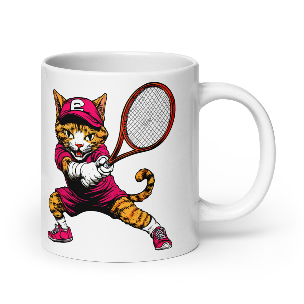 Katzen Tennis Tasse