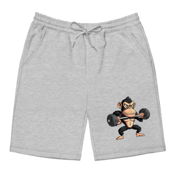 Lustiger Affe Fleece Shorts Heather Grau