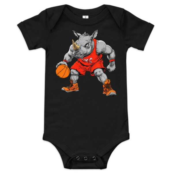Nashorn Basketball Babybody Schwarz