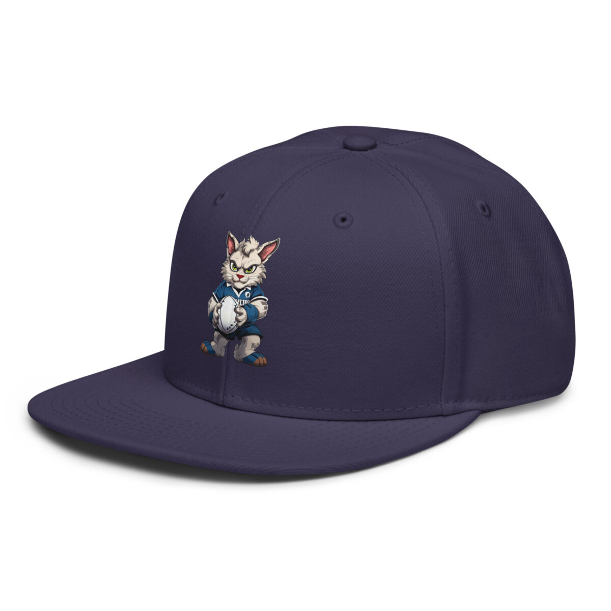 Rugby Cat Snapback Cap