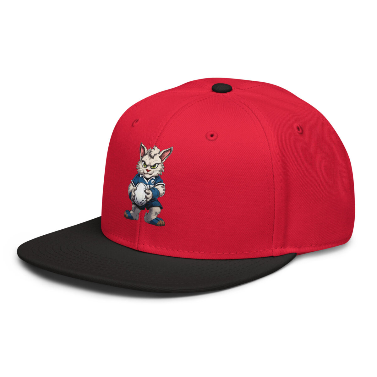 Rugby Cat Snapback Cap