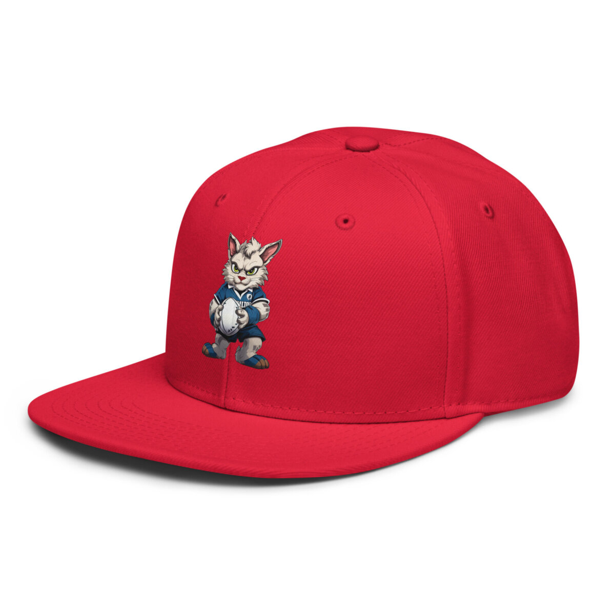 Rugby Cat Snapback Cap