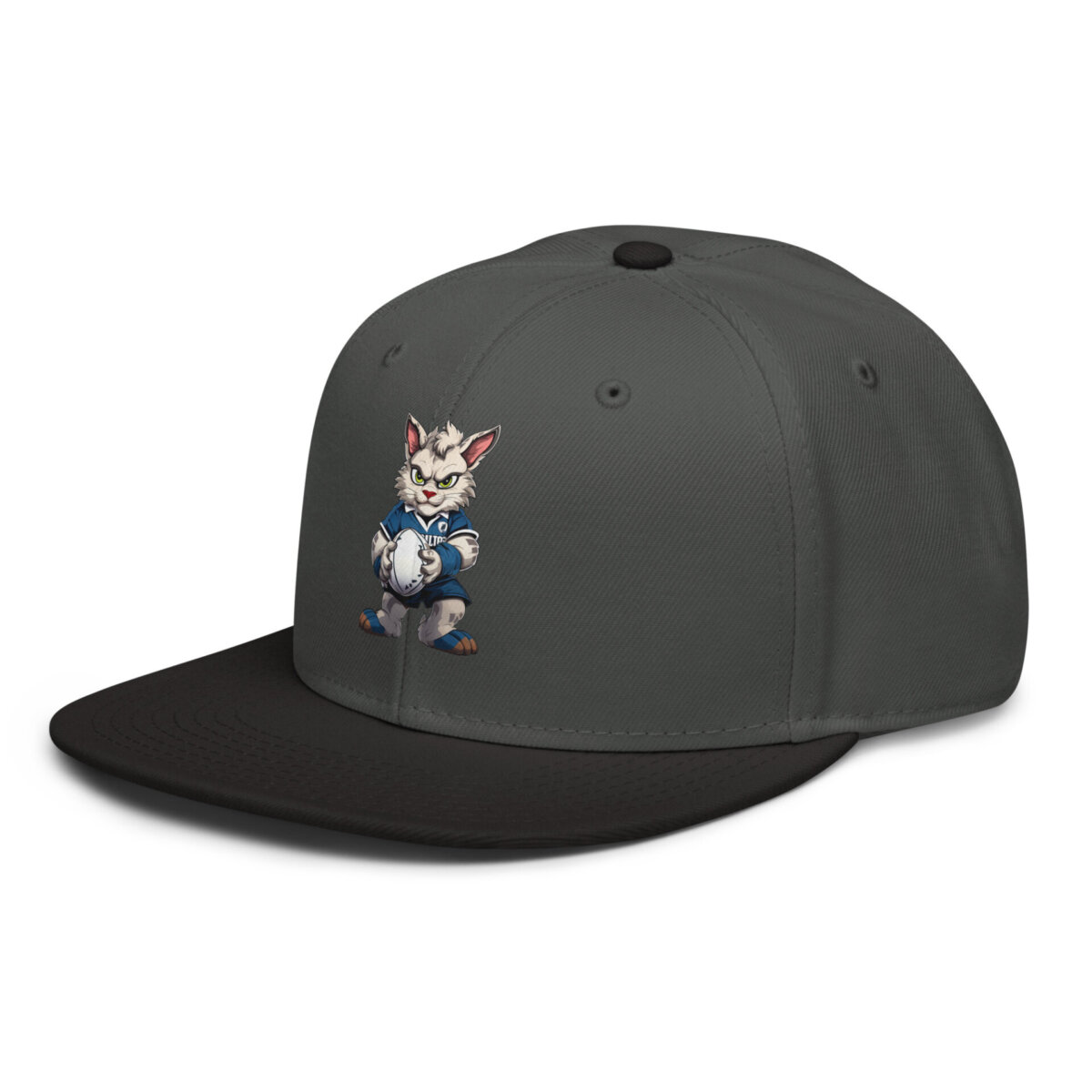 Rugby Cat Snapback Cap