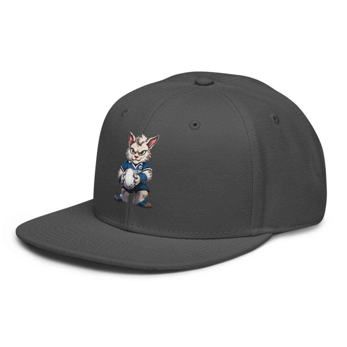 Rugby Cat Snapback Cap