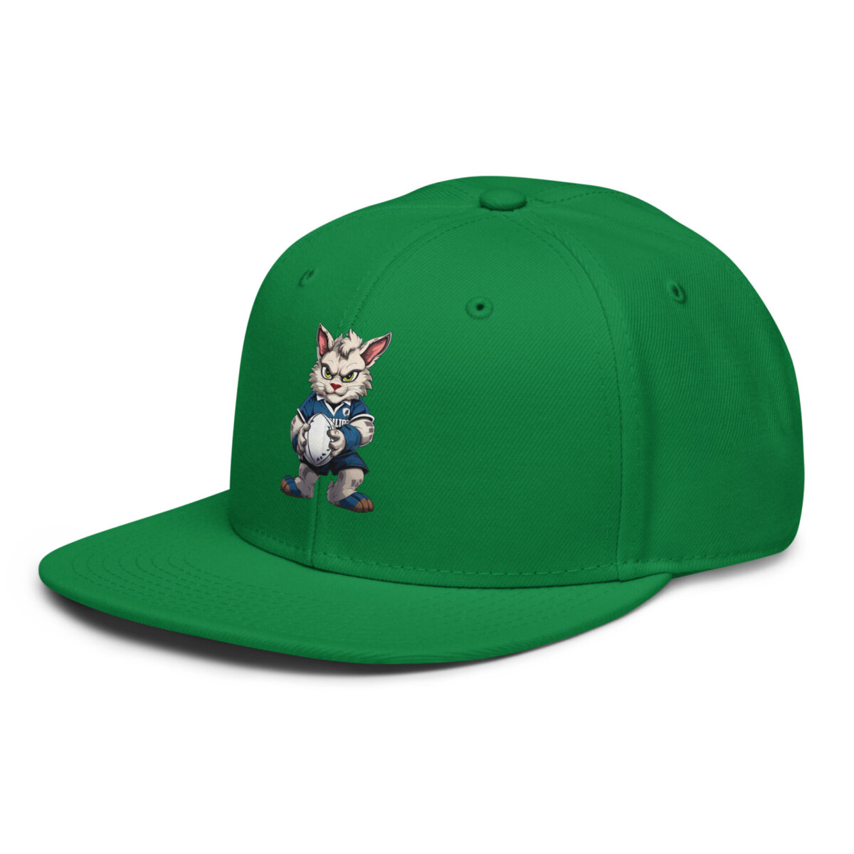 Rugby Cat Snapback Cap