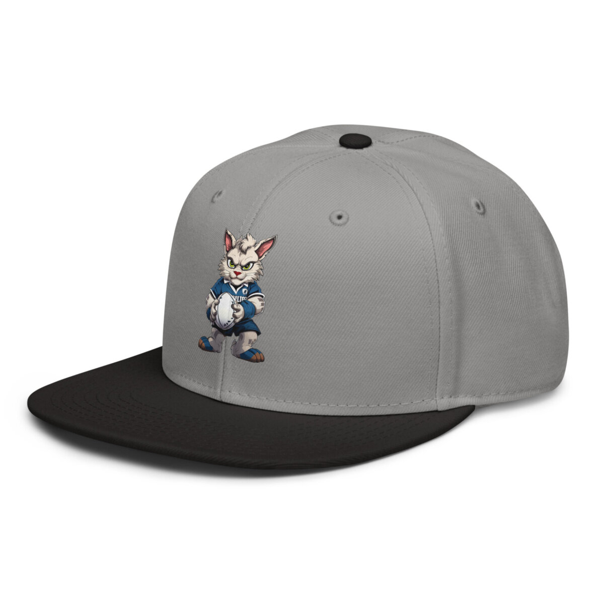Rugby Cat Snapback Cap