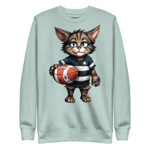 Rugby Katzen Maenner Pullover Agave