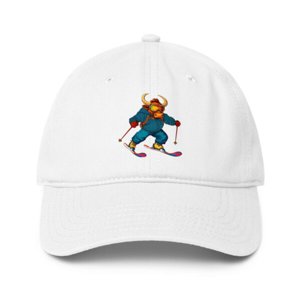 Stier Ski Baseball Cap Weiss