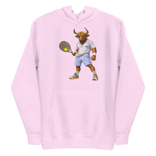 Stier Tennis Frauen Kapuzenpulli Lavendel