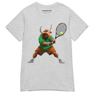 Stier Tennis Frauen T Shirt Rs Sport Grey