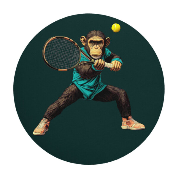 Tennis Schimpanse Mausmatte