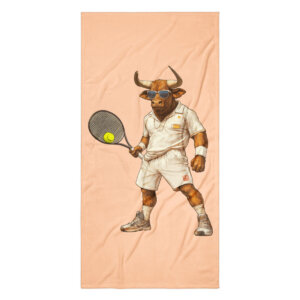 Tennis Stier Badetuch