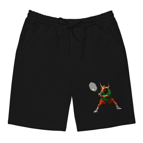 Tennis Stiere Fleece Shorts Schwarz