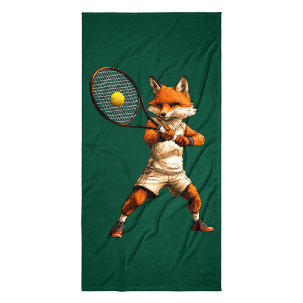 Tennisspieler Fuchs Badetuch