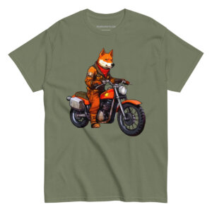 Wild Racer Maenner T Shirt Militaergruen
